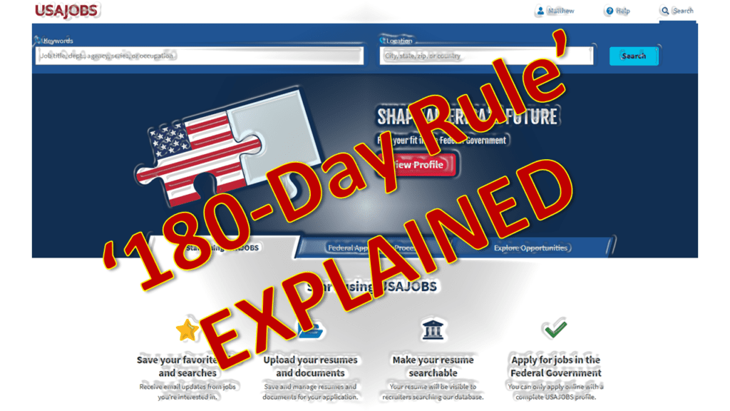 180-Day Rule Graphic of a job board